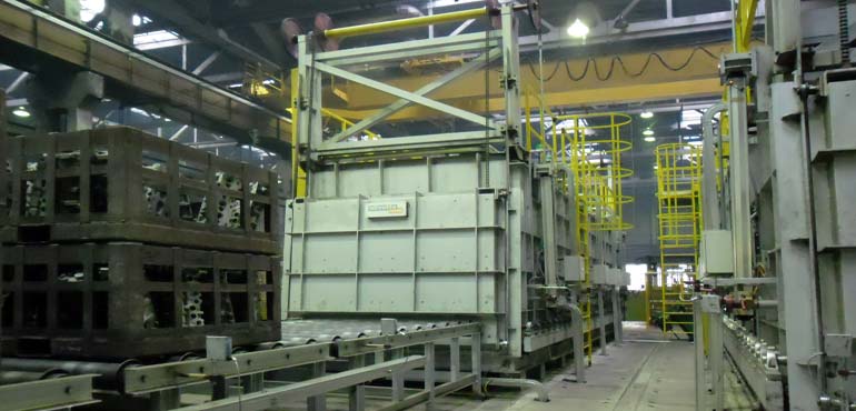 Successfully tested the entirely automated Solubilisation line for Cylinder Heads (Automotive components)